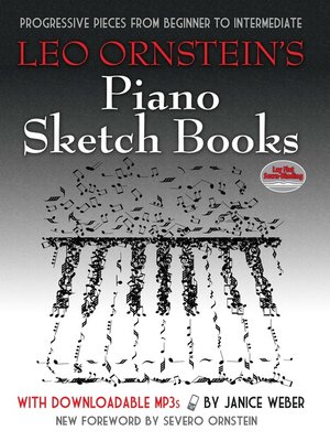 cover image of Leo Ornstein's Piano Sketch Books with Downloadable MP3s